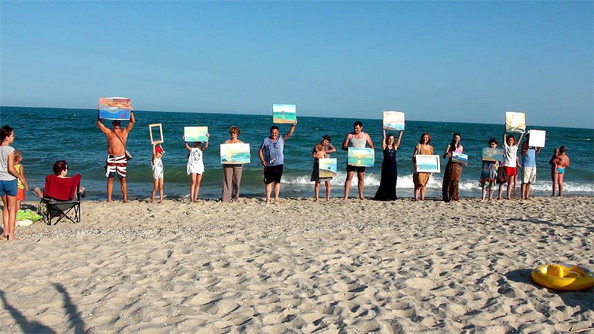 Перформанс «Beach передвиж»